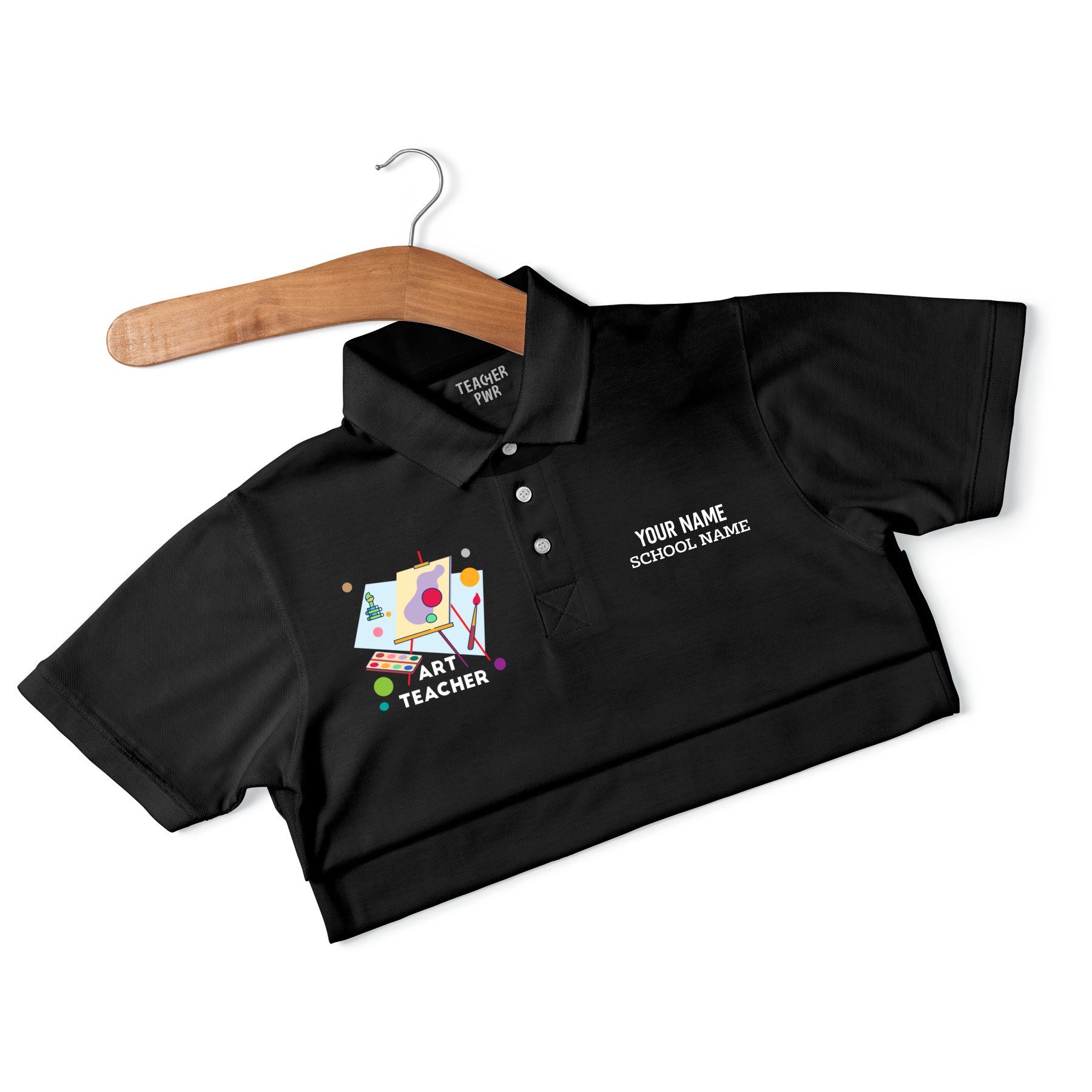 Art Teacher - Personalized Unisex Polo T-shirt - Image 2